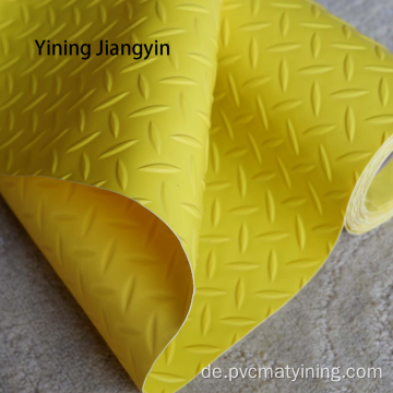 Nicht schlupfhafte elastische, schockdes PVC Garagenbodenmatte